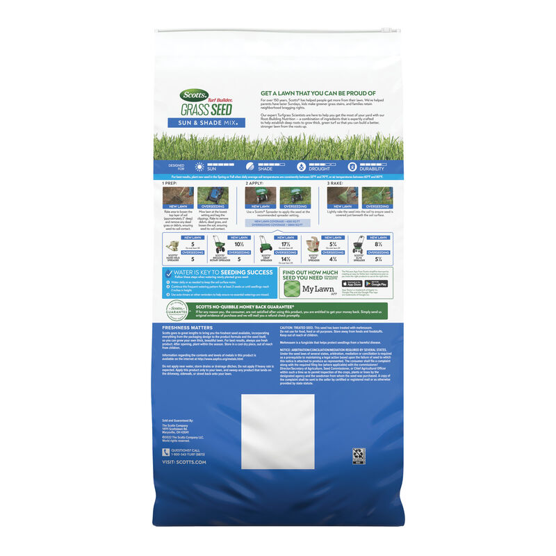 Scotts Turf Builder Grass Seed Sun & Shade Mix Scotts